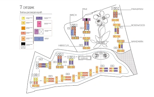 Gardens of Eden - Park Residence — план этажа 9