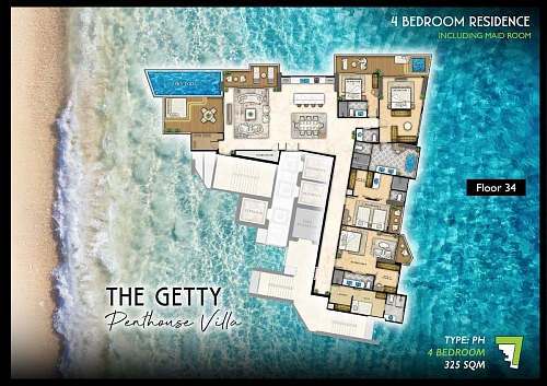 The Riviera Santa Monica — планировка квартиры 31