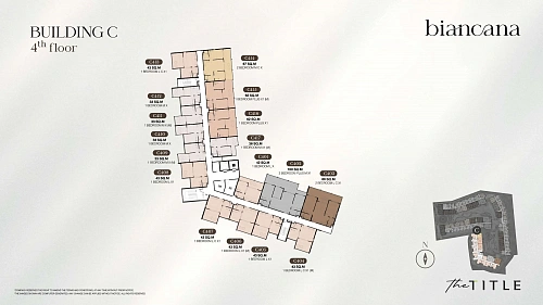 The Title Biancana — план этажа 19