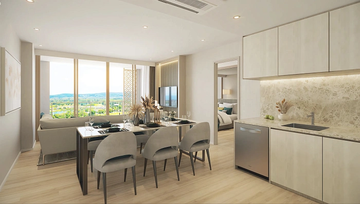 The Ozone Oasis Condo — апартаменты с 3 спальнями, 122 м² — фото объекта 3, Пхукет