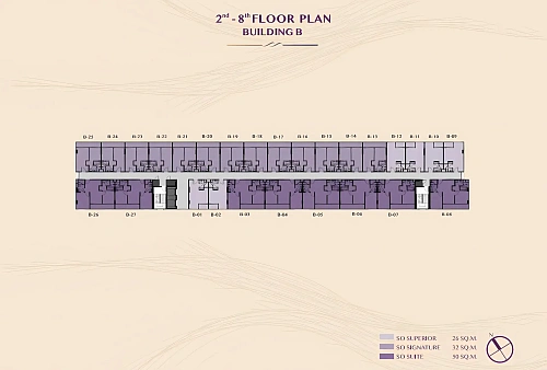 So Origin Bangtao — план этажа 9